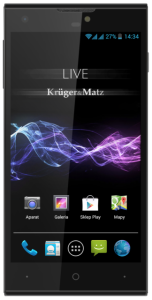 Przód smartfona Live 2 LTE Kruger&Matz