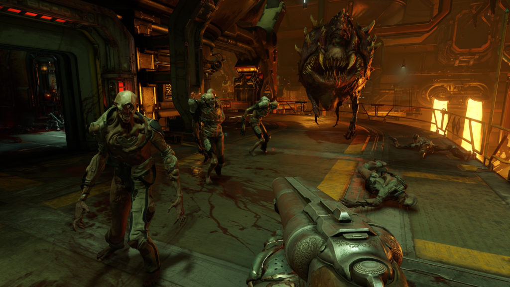 Zrzut ekranu z gry Doom