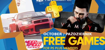 PS Plus październik 2020 - Darmowe gry PS+