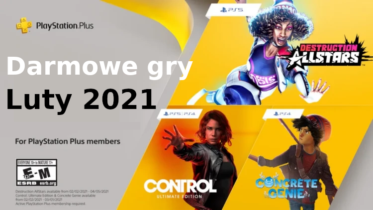 PS Plus Luty 2021 - darmowe gry oficjalnie potwierdzone