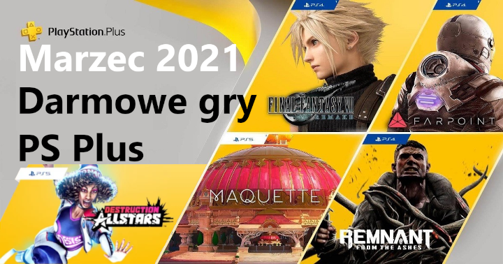 PS Plus marzec 2021 r. oficjalnie potwierdzone gry