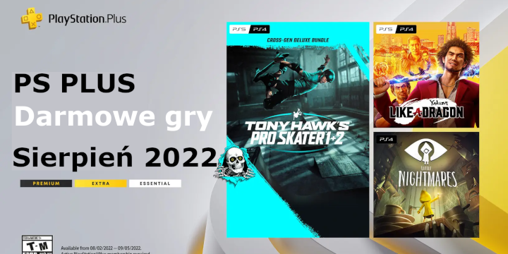 PS Plus sierpień 2022 - darmowe gry