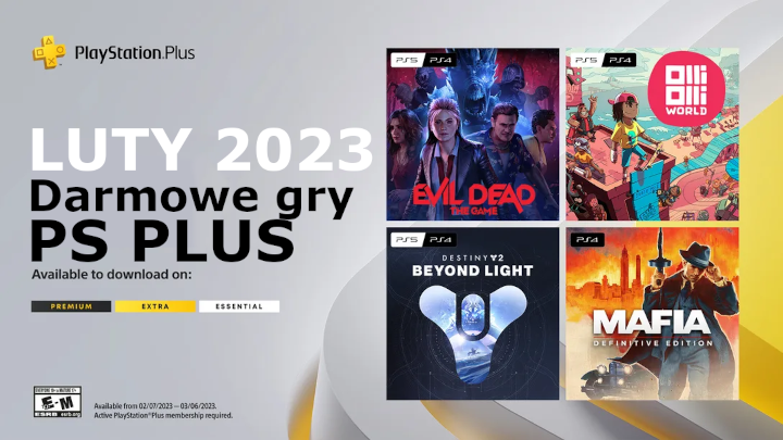 PS Plus luty 2023 - darmowe gry w PlayStation Plus Essential