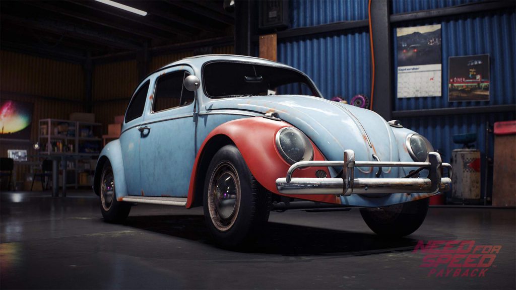 Volkswagen Garbus - wrak w Need For Speed Payback