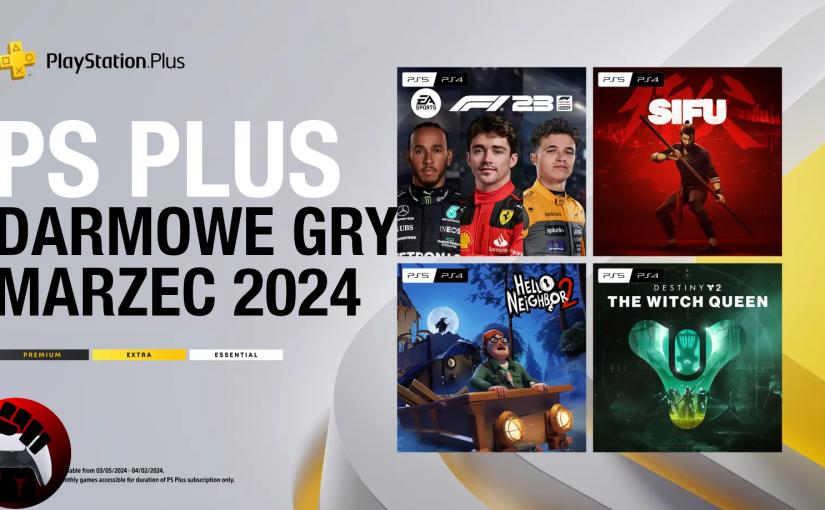 PS Plus Essential – zestaw gier na marzec 2024